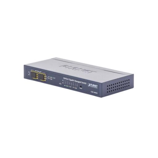 [PLANET_GSD-1002M] Planet Switch Administrable de Escritorio 8 puertos Giga + 2 puertos SFP