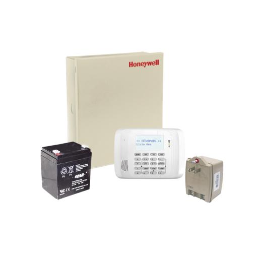 [HONEYWELLHOMERESIDEO_VISTA-48/62RF-TB] HONEYWELL HOME RESIDEO Kit con panel de alarma para 48 zonas con teclado alfanumérico y receptor inalámbrico interconstruido, Batería, Transformador y Sirena