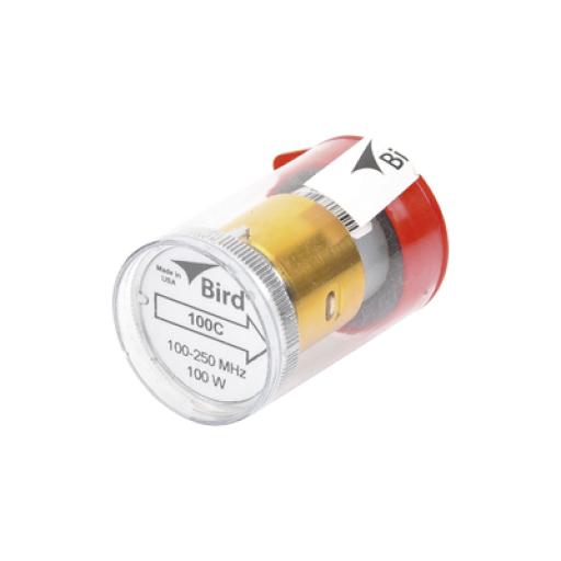 [BIRDTECHNOLOGIES_100C] Bird Technologies Elemento de 100 Watt en Línea 7/8" para Wattmetro BIRD 43 en Rango de Frecuencia de 100 a 250 MHz.
