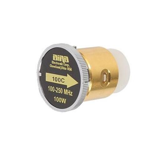 [BIRDTECHNOLOGIES_100C] Bird Technologies Elemento de 100 Watt en Línea 7/8" para Wattmetro BIRD 43 en Rango de Frecuencia de 100 a 250 MHz.