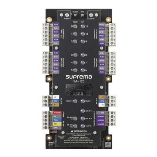 [SUPREMA_IM120] Suprema Módulo de Supervisión de  12 Entradas y 2 salidas de Relevador