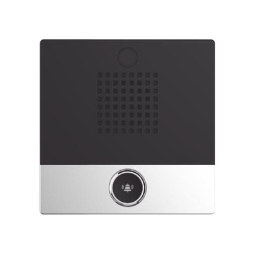 [FANVIL_I10S] Fanvil Mini Intercomunicador para hotelería y hospitales, con diseño elegante, PoE, 1 botón, 1 relevador integrado de salida y entrada.
