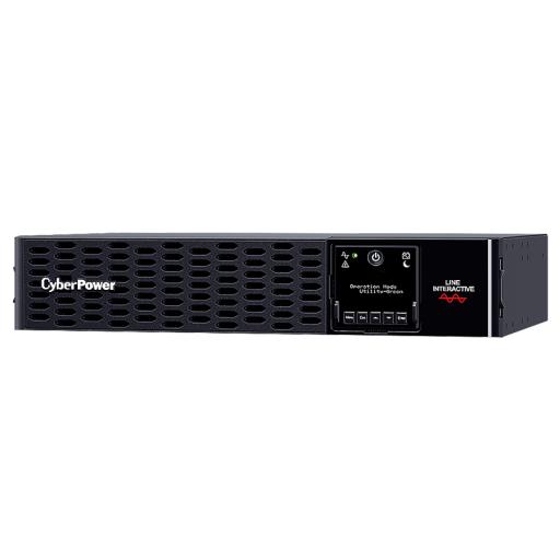 [CYBERPOWER_PR1000RT2U] CyberPower UPS de 1000 VA /1000 W, Topología Línea Interactiva, Entrada 120 Vca NEMA 5-15P, Onda Senoidal Pura, Torre o Rack 2 UR, Con 8 Tomas NEMA 5-15R