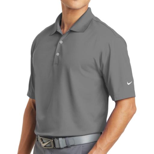 [NIKE_C373749S/G] Nike Playera Polo Dri-FIT color Gris Obscuro para Hombre