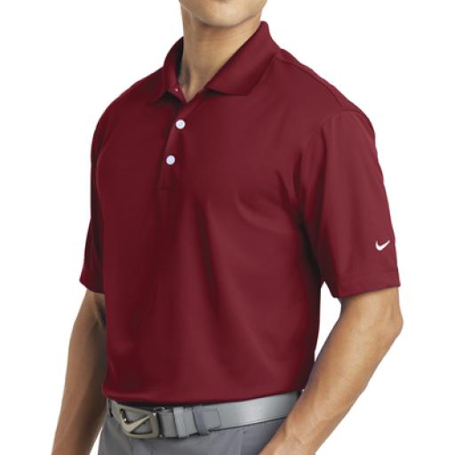 [NIKE_C373749XL/R] Nike Playera Polo Dri-FIT color Rojo Obscuro para Hombre