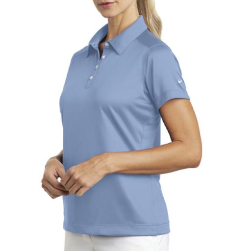 [NIKE_D354064M/F] Nike Playera Polo Dri-FIT color Azul para Mujer