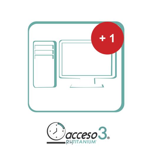 [ACCESSPRO_TITANIUMEST] AccessPRO [BAJO PEDIDO] Expansión (Activacion adicional) para Software de Tiempo & Asistencia compatible con SISTEMAS DE NOMINA / Acceso3 - TITANIUM
