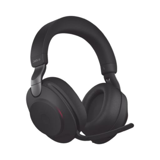 [JABRA_EVOLVE2-85-UC-BK-A] Jabra Jabra Evolve2 85, Auricular stereo versión UC con cancelación de ruido activa, dongle USB-A indicador de ocupado (Busylight)(28599-989-999)