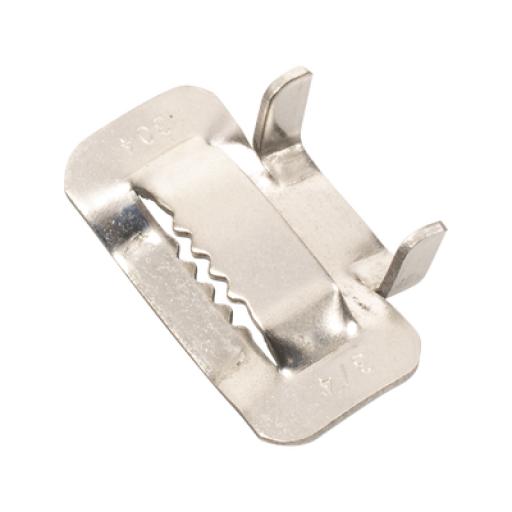[LINKEDPROBYEPCOM_LP-SSBT-34] LINKEDPRO BY EPCOM Hebilla de Acero Inoxidable T, 3/4", 100 piezas