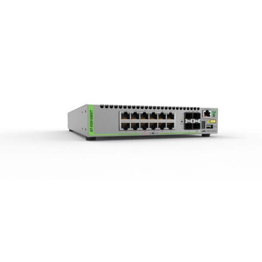 [ALLIEDTELESIS_AT-XS916MXT-10] Allied Telesis Switch Capa 3 Stackeable 10 Gigabit , 12 puertos 100/1000/10G Base-T (RJ-45)  y 4 puertos SFP/SFP+ 10G