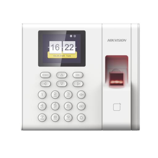 [HIKVISIONDIGITALTECHNOLOGY_DS-K1A8503EF-B] Hikvision Digital Technology Checador de Huella con Batería de Respaldo  / Reportes por USB / 1,000 Usuarios / 1000 Huellas / 100,000 Registros / Lector de Tarjetas EM / Uso con iVMS-4200.
