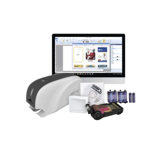 [IDP_SMART31-SK] IDP Kit Impresora de tarjetas PVC/ Una Cara /incluye: 2 x Ribbons, 100 Tarjetas PVC, Software, Kit Limpieza, Garantia 3 Años, Mascara de Seguridad OV