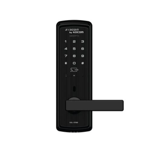 [KOCOM_KDL-3750] Kocom Cerradura Inteligente con apertura a través de app / Código para visitantes/soporta hasta 50 Tarjetas (no incluidas)/ Contraseñas