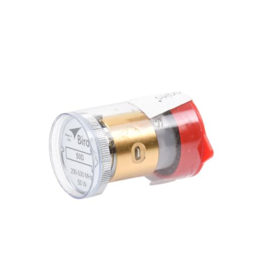 [BIRDTECHNOLOGIES_50D] Bird Technologies Elemento de 50 Watt en linea 7/8" para Wattmetro BIRD 43 en Rango de Frecuencia de 200 a 500 MHz.