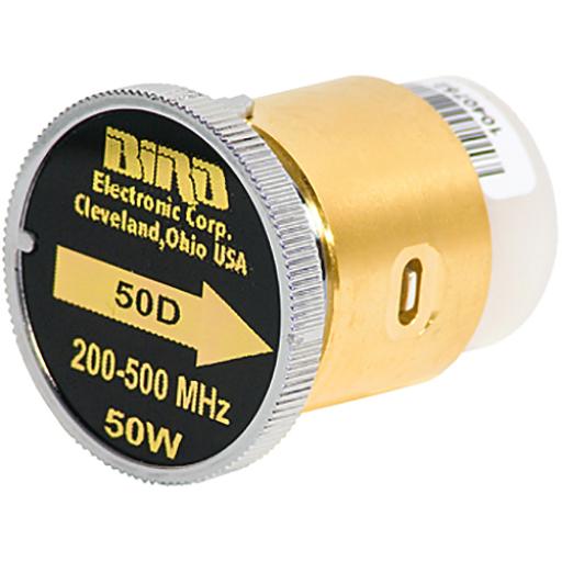 [BIRDTECHNOLOGIES_50D] Bird Technologies Elemento de 50 Watt en linea 7/8" para Wattmetro BIRD 43 en Rango de Frecuencia de 200 a 500 MHz.