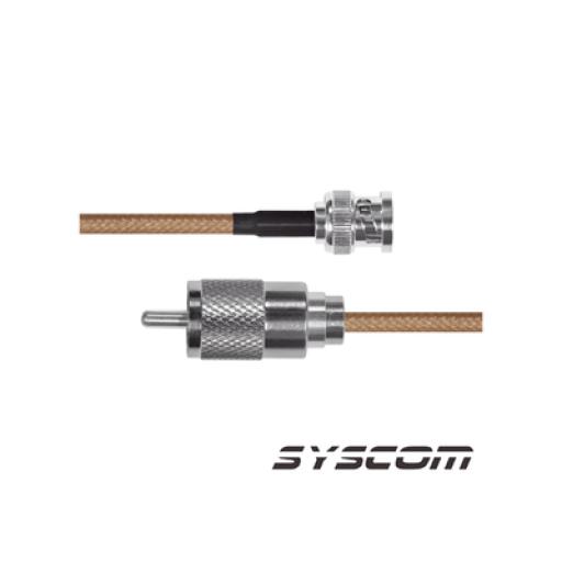 [EPCOM_SBNC-142-UHF-60] Epcom Cable RG-142/U, con conectores BNC Macho / UHF Macho.