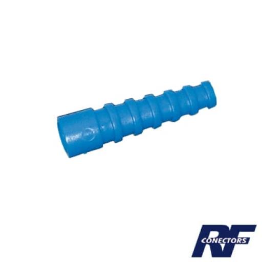 [RFINDUSTRIES_PT-401503BL] RF Industries Soporte Azúl de Alivio a Tensión en Conectores y Cables tipo RG-58/U, RG-142/U, LMR-195.