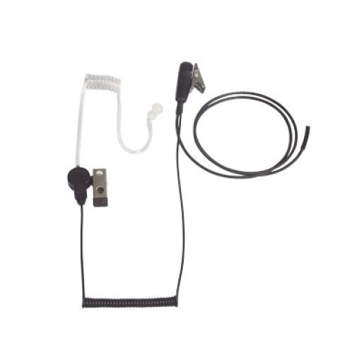 [TXPRO_TXEHIAV2] TX PRO Micrófono - audífono de solapa con tubo acústico transparente para ICOM IC-F11/ 14/ 3021/ 3013/ 3103/ 3003/ 1100D/2100D