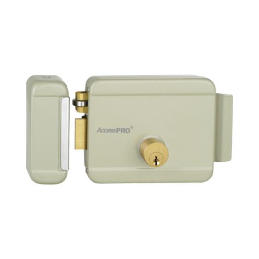 [ACCESSPRO_ACCESSRIML] AccessPRO Cerradura Eléctrica / Incluye Llave  / Exterior / Izquierda