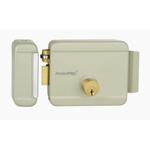 [ACCESSPRO_ACCESSRIML] AccessPRO Cerradura Eléctrica / Incluye Llave  / Exterior / Izquierda