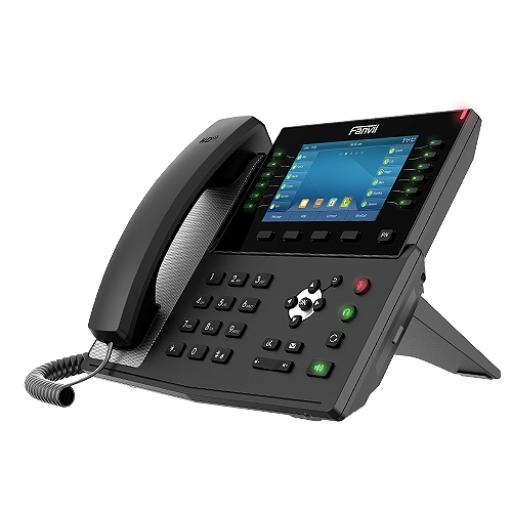[FANVIL_X7C] Fanvil Teléfono IP empresarial para 20 lineas SIP, Bluetooth integrado para diademas, PoE y hasta 60 botones DSS con doble puerto Gigabit, soporta recepción de video