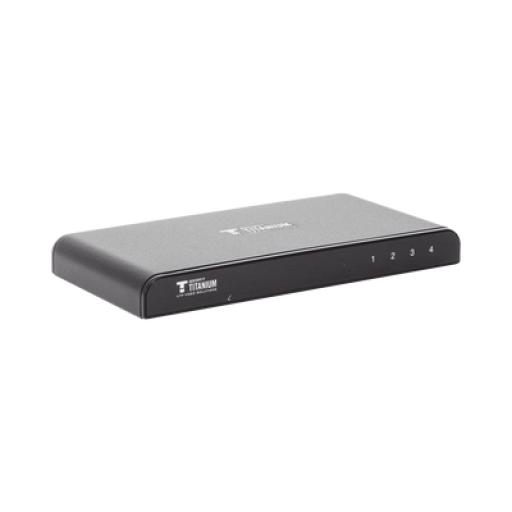 [EPCOM_TT-314-PRO] Epcom Divisor (Splitter) HDMI 4K de 1 Entrada a 4 Salidas (Simultaneas) / Soporta 4K×2K / Soporta hasta 4 equipos con conexión en Cascada / HDMI 3D  / HDR / HDMI 1.4 /  HDCP 1.4  / Audio PCM / Longitud del cable de entrada ≤30m y salida ≤25m.