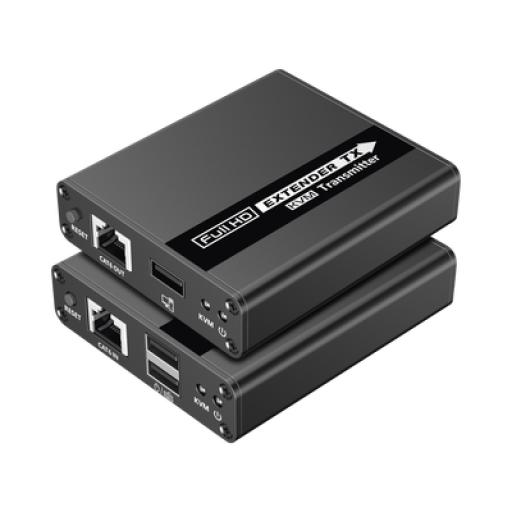 [EPCOM_TT223KVM] Epcom Kit extensor KVM (HDMI y USB) hasta 70 metros / Resolución 1080P @ 60 Hz/ Cat 6, 6a y 7 / CERO LATENCIA / HDR / Salida Loop / Uso 24/7 / Salida de audio de 3.5mm / Transmite el Video y Controla tu DVR vía USB a distancia.