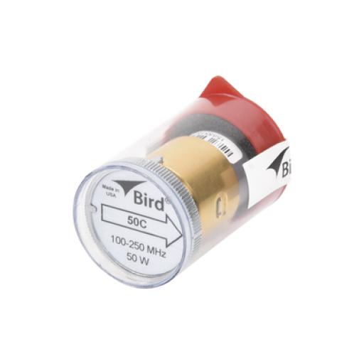 [BIRDTECHNOLOGIES_50C] Bird Technologies Elemento de 50 Watt en linea 7/8" para Wattmetro BIRD 43 en Rango de Frecuencia de 100 a 250 MHz.