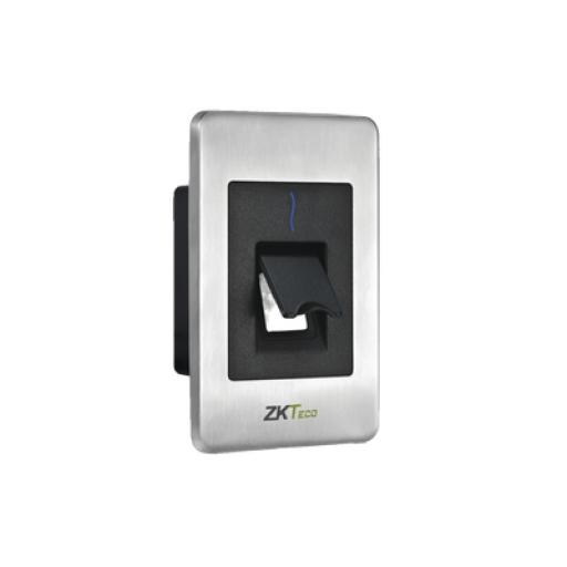 [ZKTECO_FR-1500-WP] ZKTeco Lector de huella y tarjeta de proximidad esclavo RS-485para exterior