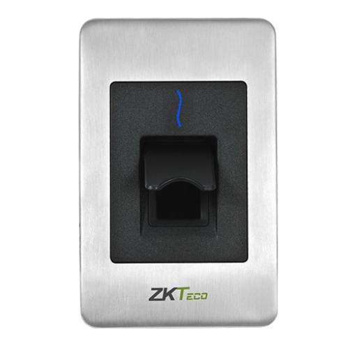 [ZKTECO_FR-1500-WP] ZKTeco Lector de huella y tarjeta de proximidad esclavo RS-485para exterior