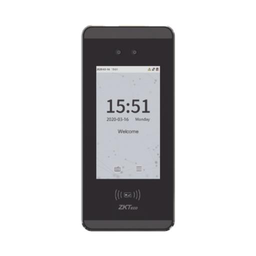 [ZKTECO_MINI-AC-PLUS] ZKTeco Terminal de reconocimiento Facial para 3,000 usuarios / Lector de tarjetas EM / Compatible con ZKBioAccess y ZKBiosecurity