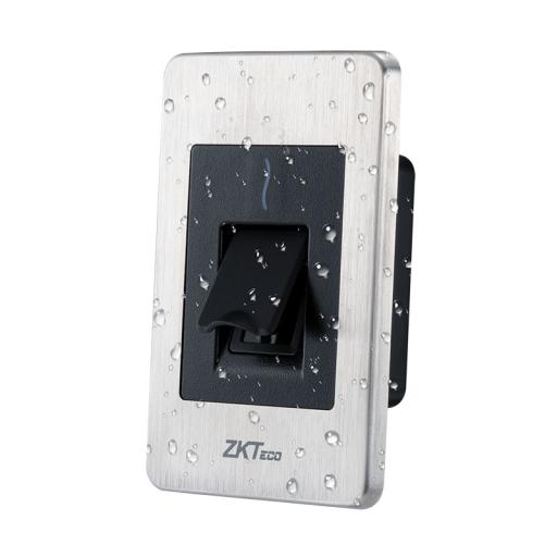 [ZKTECO_FR1500S] ZKTeco Lector de huella y tarjeta de proximidad esclavo RS-485 para exterior