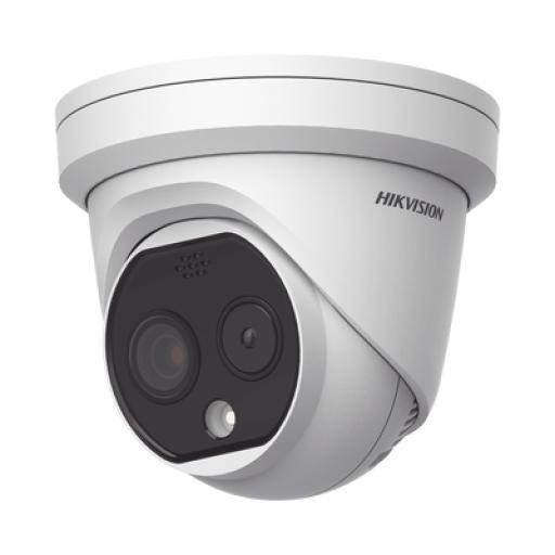 [HIKVISIONDIGITALTECHNOLOGY_DS-2TD1217-2/PA] Hikvision Digital Technology Turret IP Dual / Térmica 1.8 mm (160 x 120) / Óptico 2 mm (4 Megapixel) / DETECCIÓN DE PERSONAS 53 m /15 mts IR / Exterior IP67 / PoE / Termométrica / Detección de Fuego / Detección de Te / Micro SD 32 GB Incluida