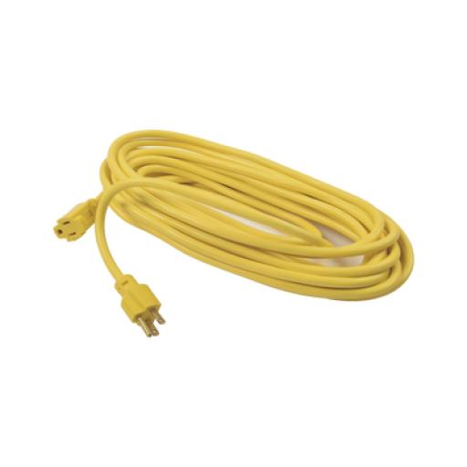 [SURTEK_SYS-136173] Surtek Extensión eléctrica de uso rudo aterrizada 10 metros / 127 V CA 10 A Máximo / Color Amarillo.