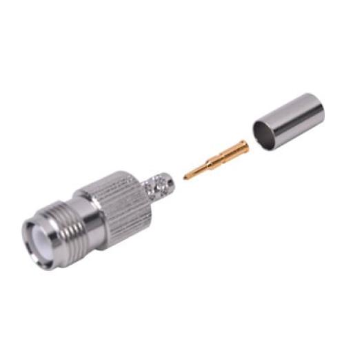 [RFINDUSTRIES_RP-1216-C1] RF Industries Conector TNC Hembra Inverso para cable RG-142/U.