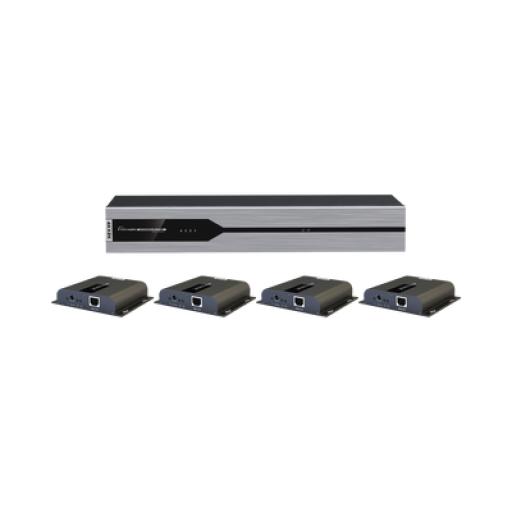[EPCOM_TT3144KHDBITT] Epcom Kit Divisor y Extensor HDMI (Extender Splitter)  / Divide 1 Fuente HDMI a 4 Pantallas / Extiende la señal HDMI hasta 120 m / Resolución 4Kx2K @ 30 Hz / Cat 6/6a / Uso 24/7 / Longitud del cable autoajustable / Alimente solo el Tx (PoC).