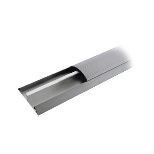 [THORSMAN_DMCTALUM] Thorsman Ducto de media caña de aluminio, tramo de 2.5m de largo (8801-80300)