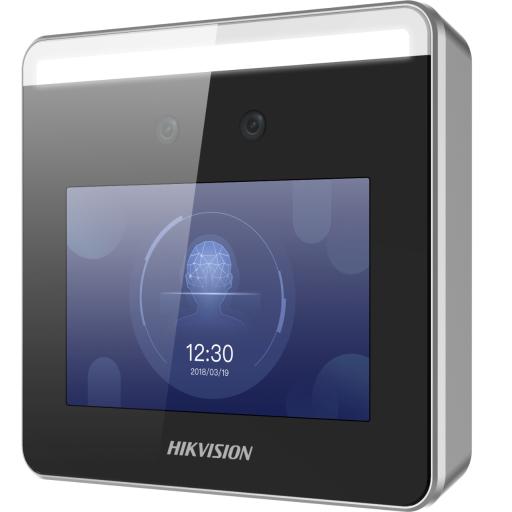 [HIKVISIONDIGITALTECHNOLOGY_DS-K1T331W] Hikvision Digital Technology Terminal WIFI de Reconocimiento Facial ULTRA RÁPIDO y lectura de CÓDIGOS QR / Asistencia + Control de Acceso / Soporta APP de Hik-Connect (P2P) / Hasta 1.5 Mts de Reconocimiento Incluso en Movimiento