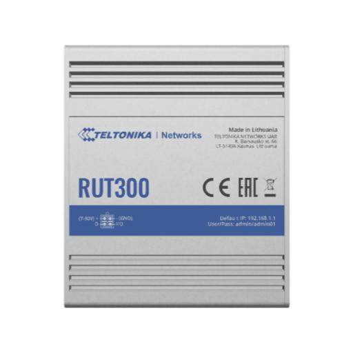 [TELTONIKA_RUT300] Teltonika Router Industrial VPN, 5 Puertos 10/100 Mbps