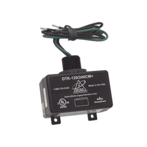 [DITEK_DTK-120/240CM] Ditek Dispositivo de Protección contra Sobretensiones de Fase Dividida de 120/240 VCA, Equipos HVAC, Motores, Iluminación de Carretetas o Estacionamientos