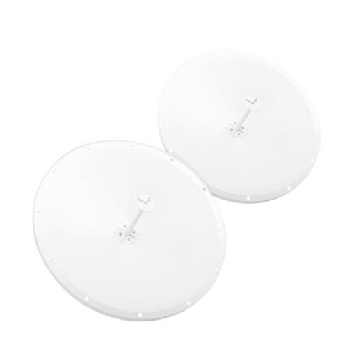 [TXPRO_TXP-D4865-28-SMA-KIT2] txPRO Antena Parabólica de Frecuencia Extendida, 4.8 - 6.5 GHz, 28 dBi, Conectores SMA-Macho Inverso