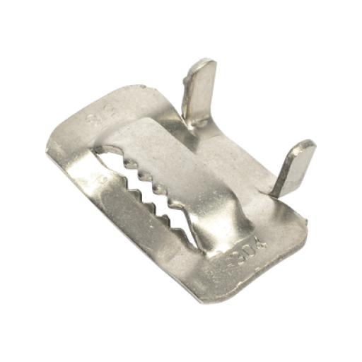 [LINKEDPROBYEPCOM_LP-SSBT-58] LINKEDPRO BY EPCOM Hebilla de Acero Inoxidable T, 5/8", 100 piezas