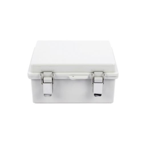 [PRECISION_PST-1722-11E] Precision Gabinete de Plástico ABS, Uso en Intemperie IP66 (170 x 220 x 110 mm) Cierre por broche Inoxidable.