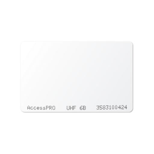 [ACCESSPRO_ACCESS-CARD-6B] AccessPRO Tag UHF tipo Tarjeta para lectoras de largo alcance 900 MHZ / ISO 18000 6B / No imprimible / No incluye porta tarjeta