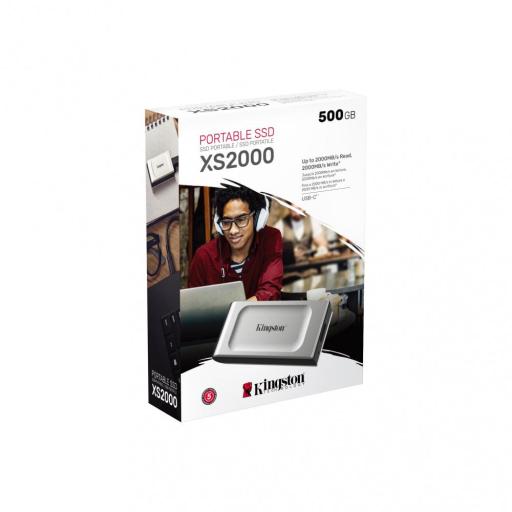 [KINGSTONTECHNOLOGY_SXS2000/500G] SSD Externo Kingston XS2000, 500GB USB C, SXS2000/500G