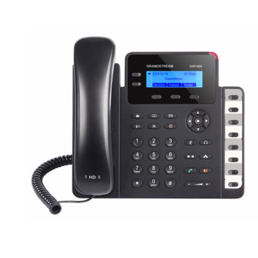 [GRANDSTREAMNETWORKS_GXP-1628] Grandstream Networks Teléfono IP SMB de 2 líneas con 3 teclas de función, 8 teclas BLF y conferencia de 3 vías, PoE