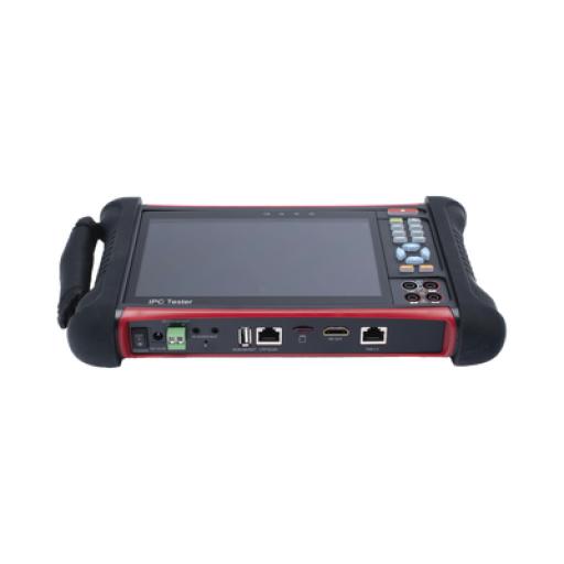 [EPCOM_TPTURBO4KPLUS] Epcom Probador de Vídeo Android con Pantalla LCD de 7" para IP ONVIF / HD-TVI 8MP (TurboHD) / Análogo, ONVIF, Wi-Fi, Scanner IP, WiFi, entrada HDMI/Medidor de potencia optica