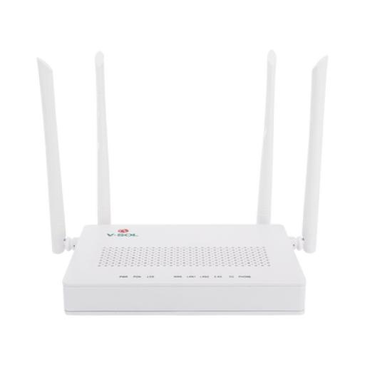 [V-SOL_HG323D-AC] V-SOL ONU Dual G/EPON con Wi-Fi AC de doble banda, 1 puerto SC/UPC + 2 puertos LAN Gigabit + 1 puerto FXS