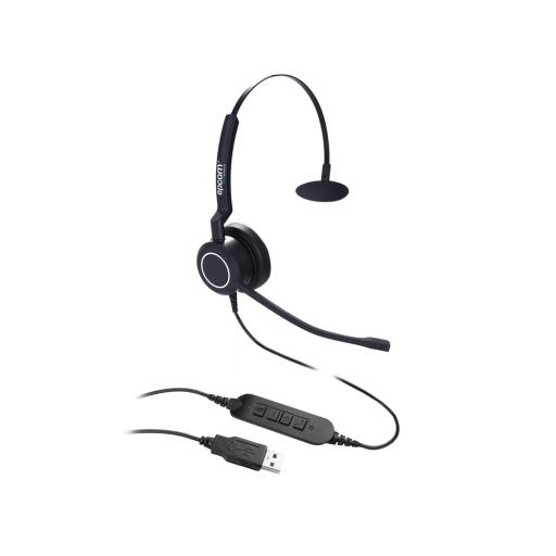[EPCOM_PROA-HS10USB] Epcom Diadema ProA Mono, Audio HD, micrófono con cancelación de ruido adicional, conexión vía USB, compatibilidad con Microsoft Teams y Skype for Business