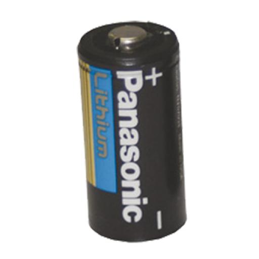[PANASONIC_CR123AP] Panasonic Batería de litio PANASONIC / 3 Vcc /1,550 mAh / Aplicación en transmisores de alarma inalámbricos